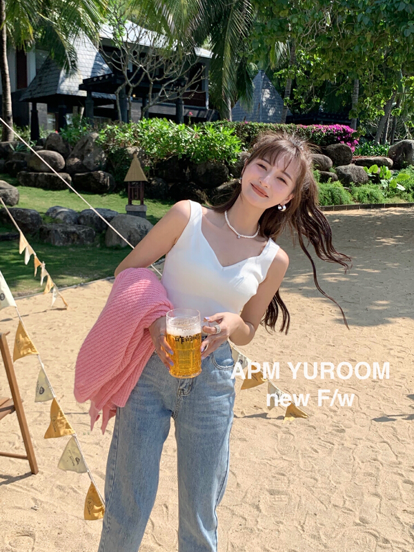 goods in stock! New year in early spring! [APM yuroom] Korean version invincible versatile vest 22708# LSL