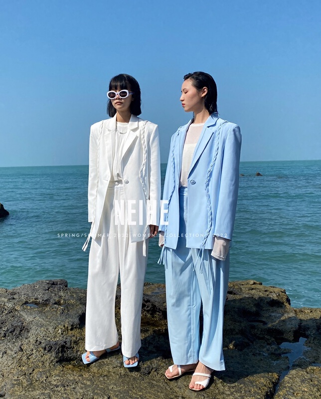 New year in early spring! [neihe] high waist and wide leg casual trousers 11310# zxx