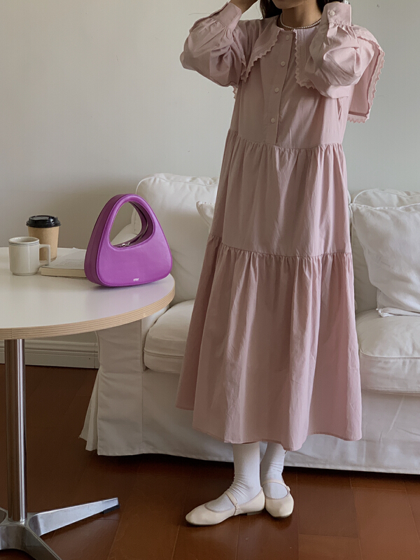 New year in early spring! [on line] Korean simple and versatile dress 7086# lwy
