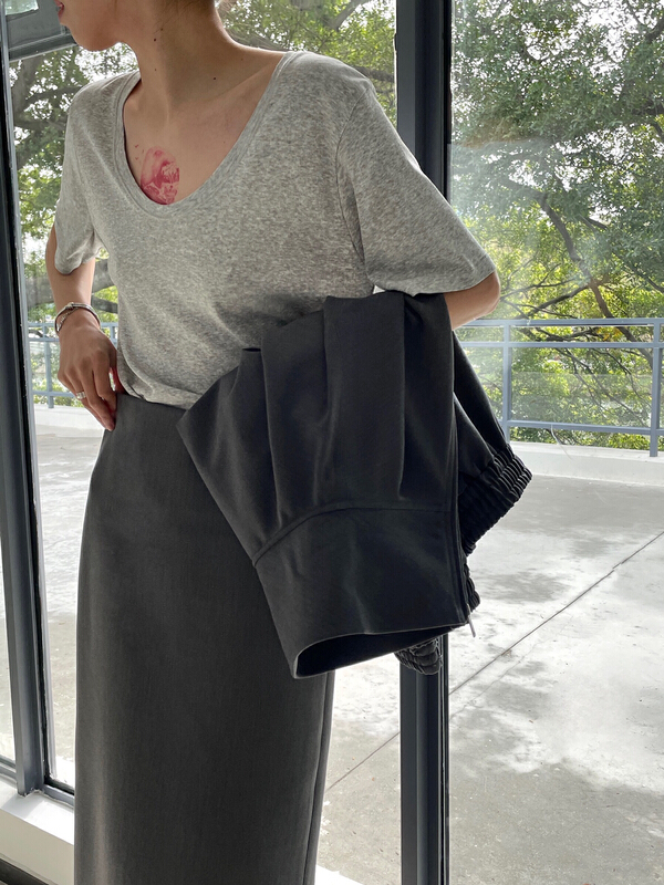 [Hello September] net comfortable Korean Short Sleeve T-shirt m2416# CLS
