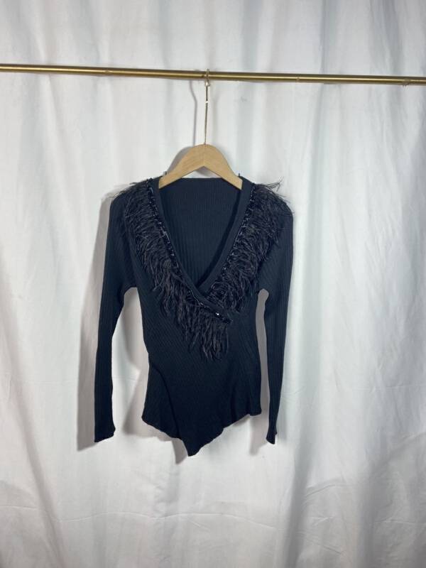 New in early summer! [Yi show shop] V-neck fashion foreign style sweater ys1-710# Cl