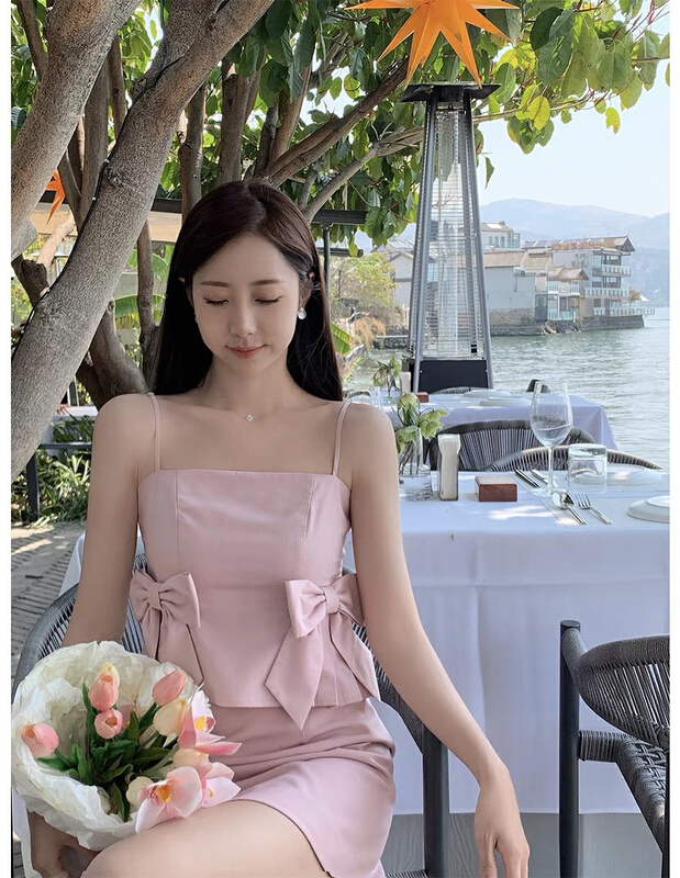 [X.C] celebrity style bow tie blouse 551# WPL