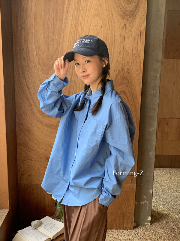 【FORMING-Z】簡約氣質百搭彩色襯衫  90676#  ZXL