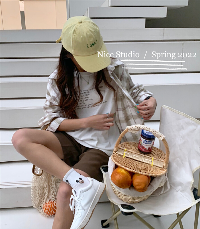 New year in early spring! [nice studio] Plaid single breasted versatile shirt ys1-9915# zxl