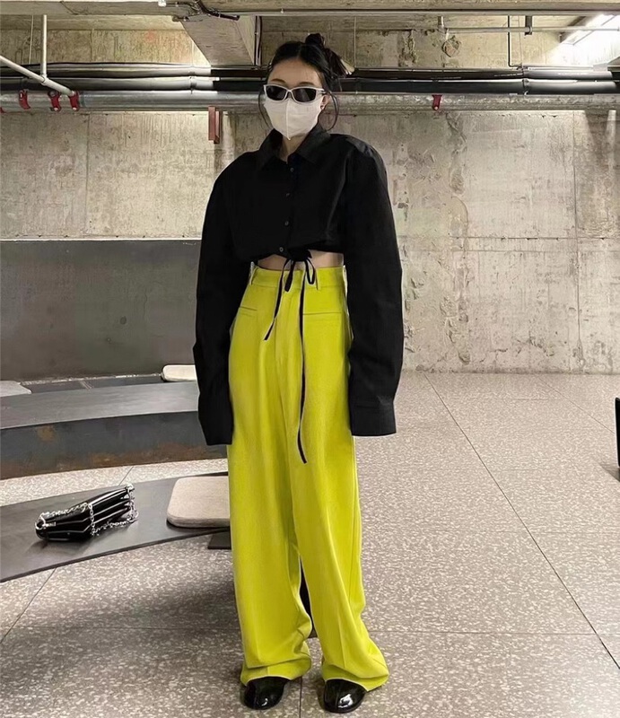 [Bella Bella] simple wide leg fashion casual pants ys2-8138# WTT