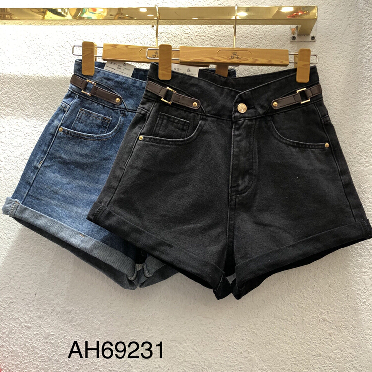 New year in early spring! [queen] high waist casual versatile denim shorts ah69231# ozq