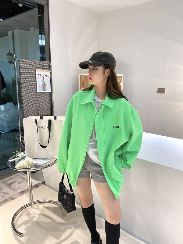 goods in stock! New year in early spring! [modern 197] Korean personalized polo collar casual jacket 9903# zyh