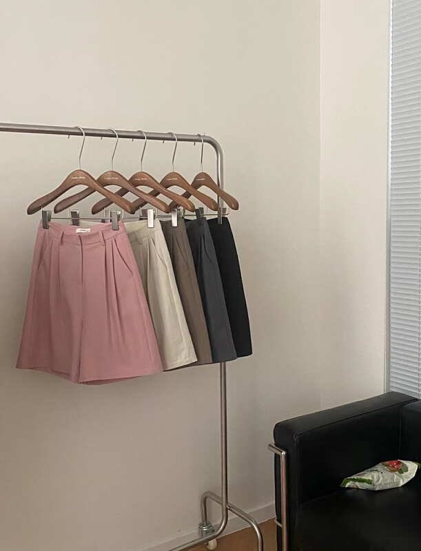 [love] loose casual 5-point wide leg trousers s1009# HBx