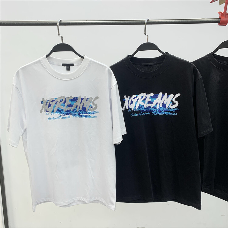 New year in early spring! [Banna harbor] round neck letter versatile short sleeve T-shirt t23202# ZZL