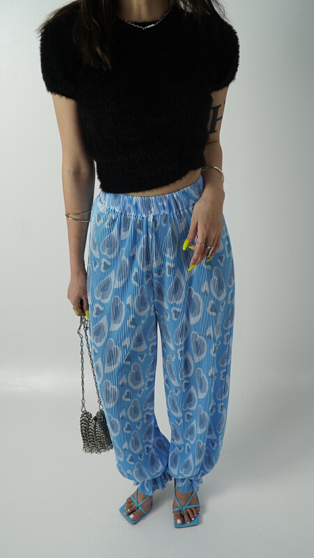 [d.two D2] wide leg loose fit casual pants 2105393# hyy