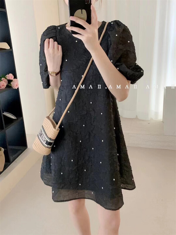 Live 57! [Susan] round neck simple lady dress 18509# LSW