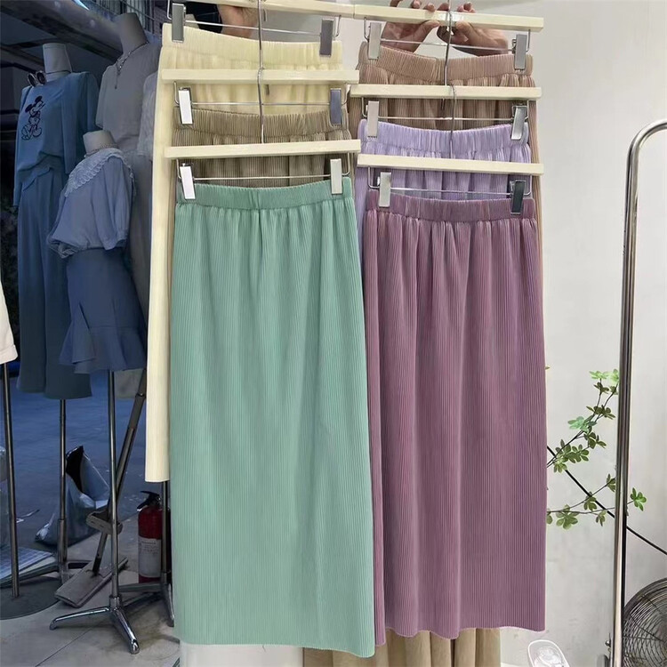 goods in stock! [purple potato home] high waist and thin, versatile skirt 0011# HBx