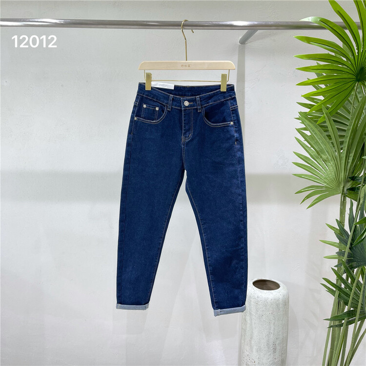 New year in early spring! [wild squirrel] simple single button open line versatile jeans 12012\zzl