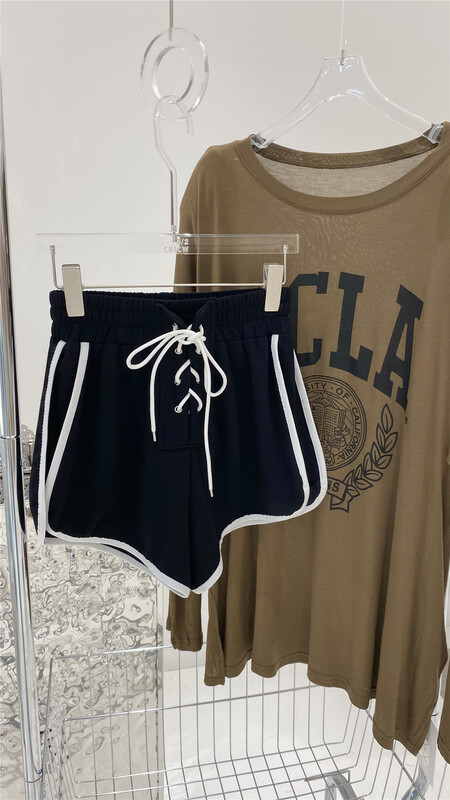 [2 / 2chicw] simple sports lace up casual shorts (shorts only) 875# PCZ