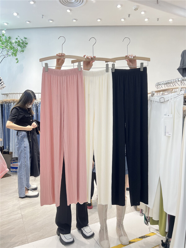 [iris iriisy] elastic waist fashion slim casual pants 5631# LSL