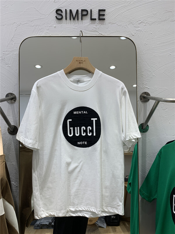 Crew neck print versatile short sleeve T-shirt t183# ZZL