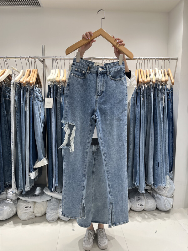 New year in early spring! [o not 1] Vintage skinny jeans with holes w137# LSW