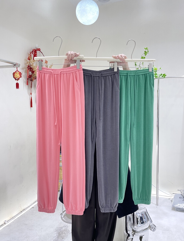Original price 73.72! New year in early spring! [cuvvi] simple, personalized and versatile elastic waist casual pants 60742# LSL