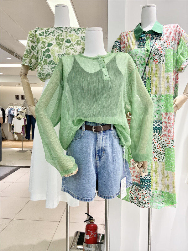 【NNBABY】圓領時尚復古防曬衫  WZ1855#  CLS
