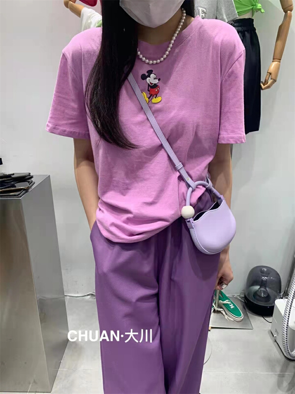 New in early summer! [Dachuan] Korean round neck Mickey short sleeve T-shirt 6677# XYY