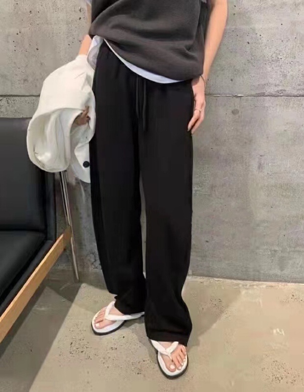 New year in early spring! 【F】 Korean high waist loose drawstring casual pants 1202# HBx