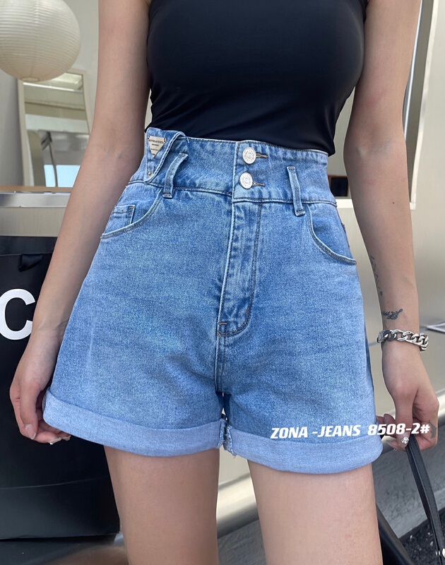 [zona] Korean versatile casual denim shorts 8508-2# ozq