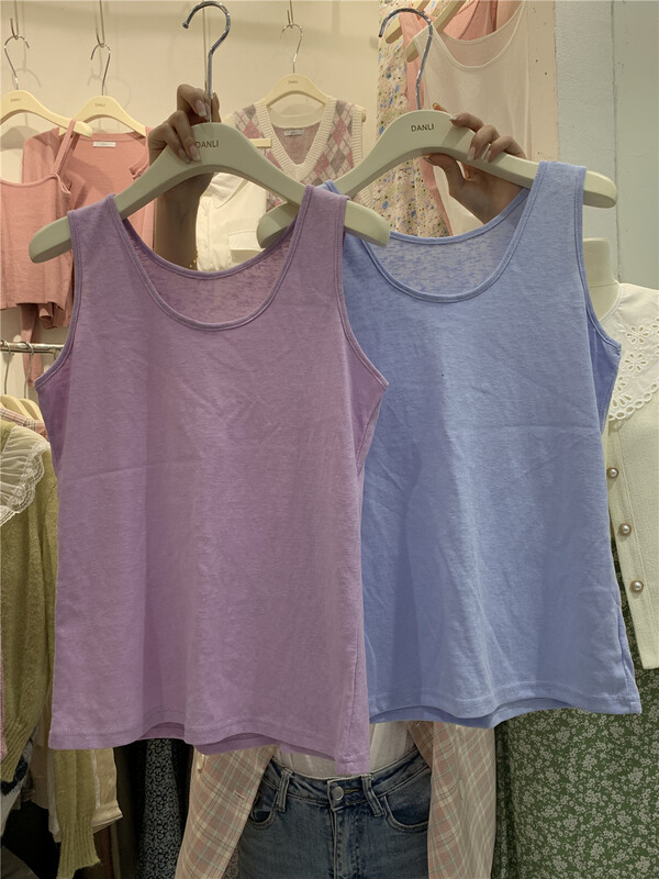New year in early spring! [Danli] simple and versatile fashion comfortable vest 6042# CSX
