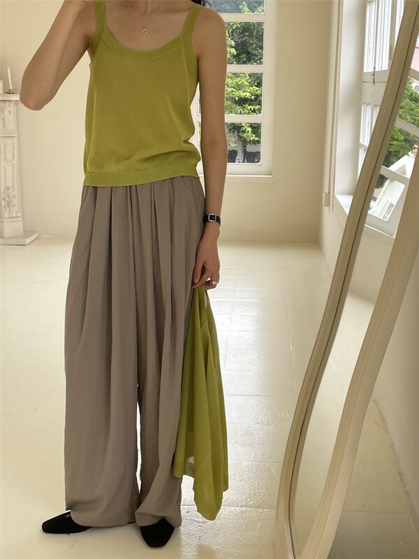 [clean space] candy color versatile fashion vest / suspender (vest only) 31752a# CLS
