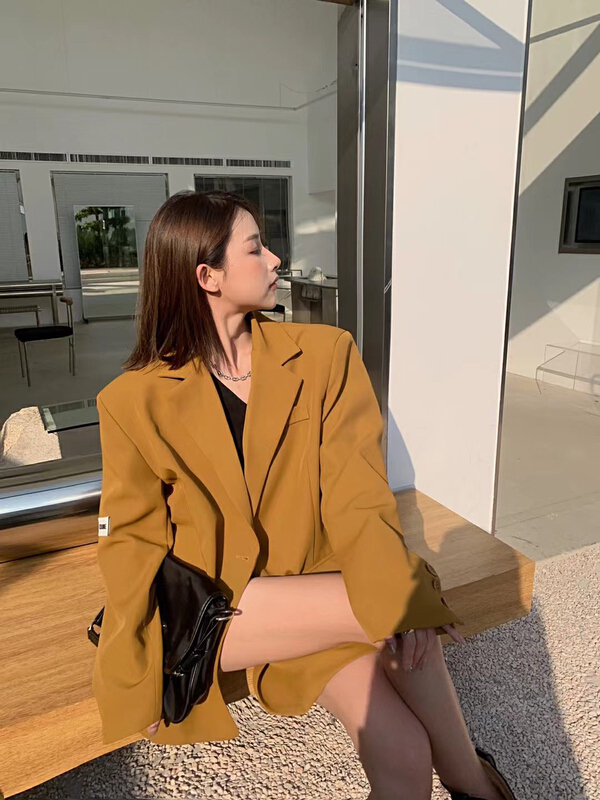 goods in stock! New year in early spring! [mi ni] Korean simple and versatile suit 3015# PCZ