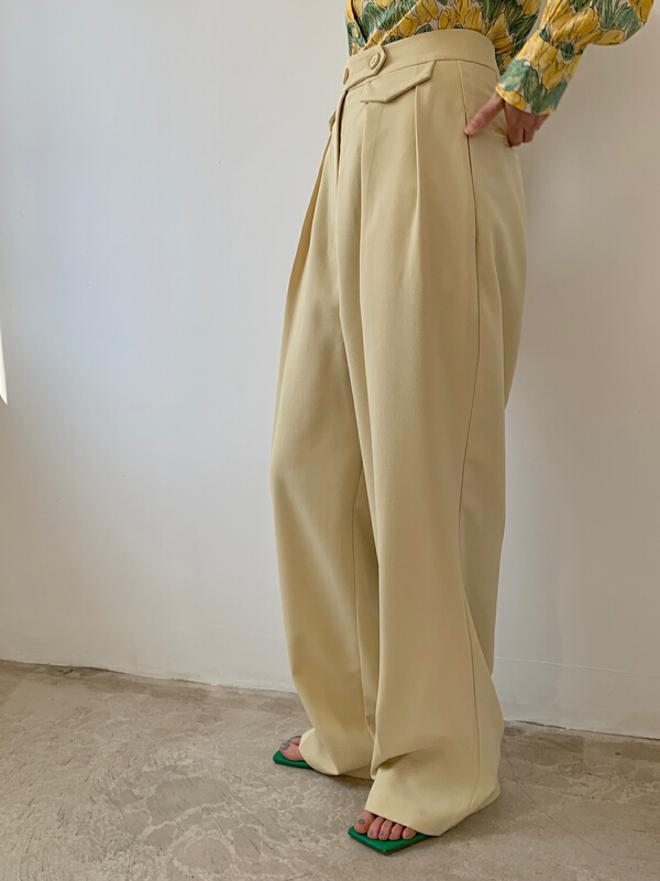 goods in stock! New year in early spring! [new open] high waist and versatile trousers ys1-wk2200# zxl