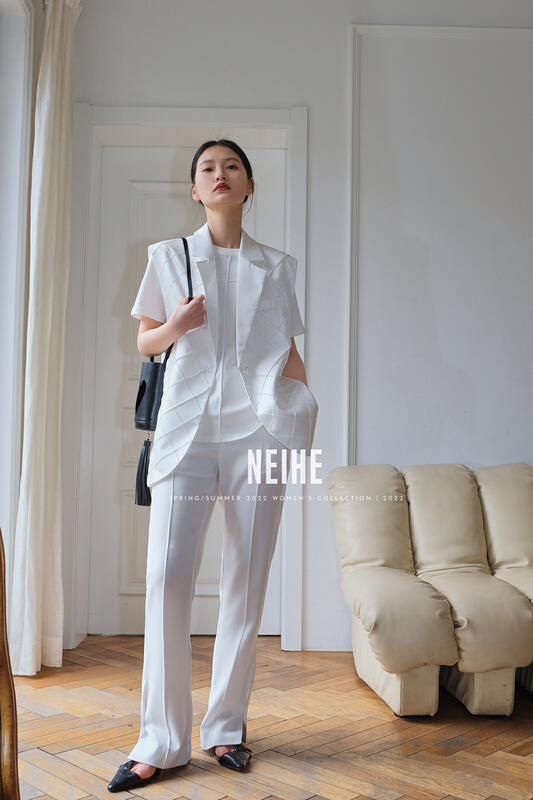 New year in early spring! [neihe] micro pull slim fit slit casual pants 11320# zxx