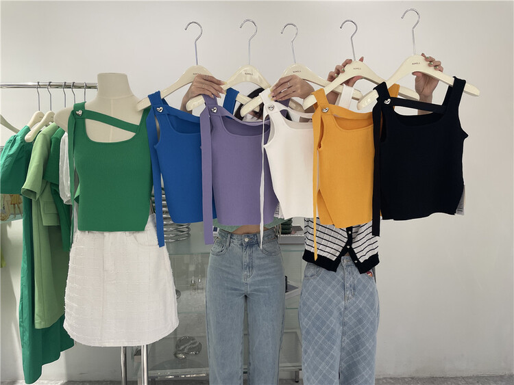 [naimier] heavy industry design Vintage vest / sling 2108# LSW
