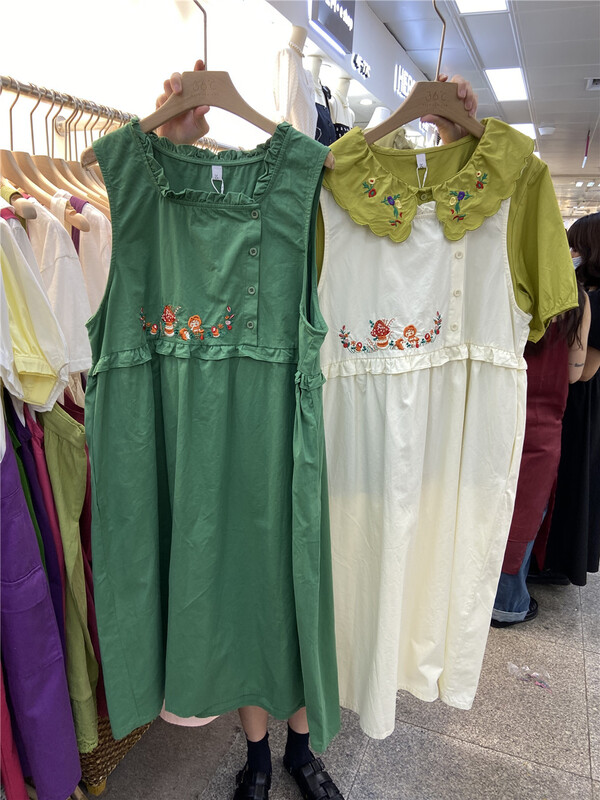 [36 degrees] square neck lady Pleated Dress (only skirts) 6115# L