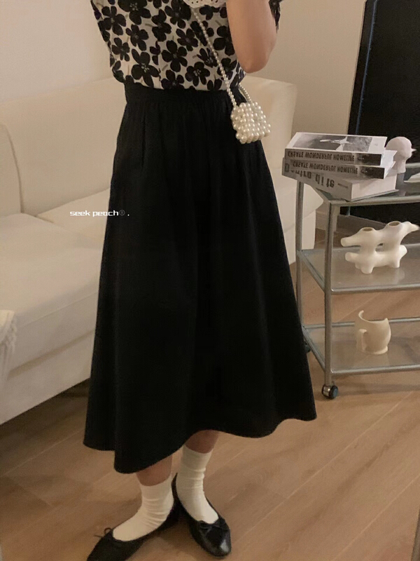 [seek peach] Korean version of versatile lady skirt 8836# ll