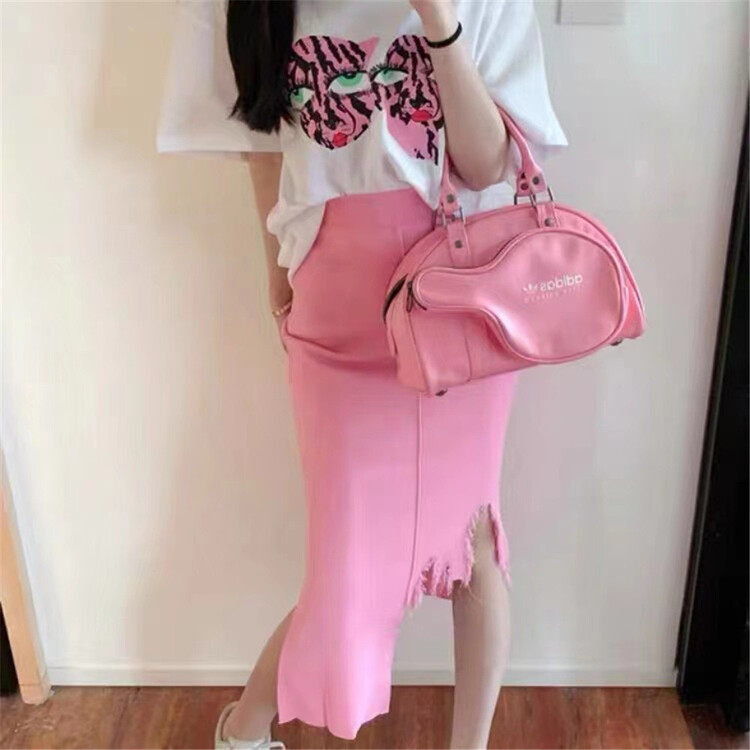 [Ruoyan] high waist design knitted skirt 3155# PCZ