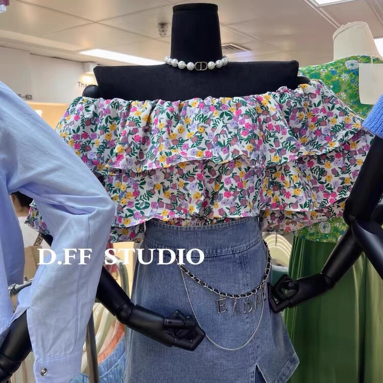 New in early summer! [d.ffstudio] Korean style pure desire, fashion, generous and versatile small shirt 792# WTT