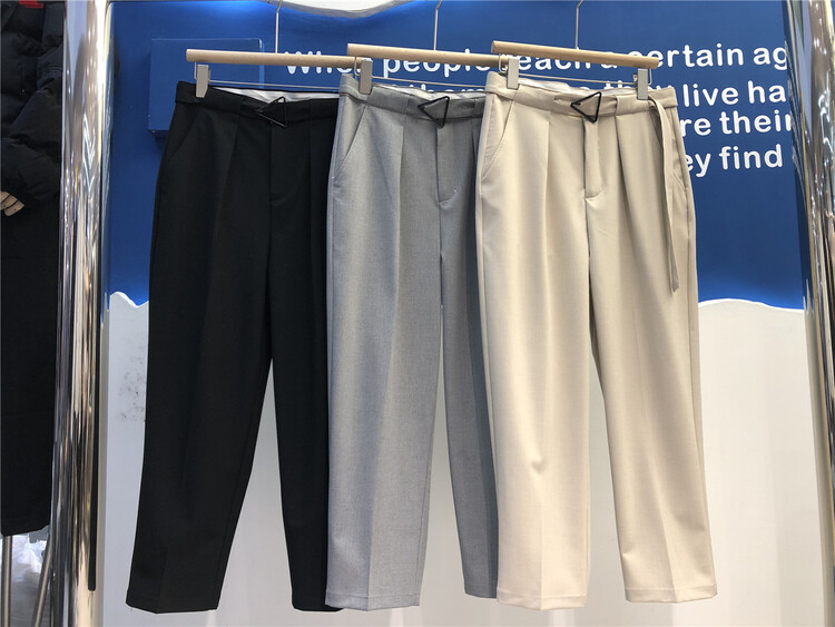 [h-1987] Korean comfortable casual pants xk22001# ZZL