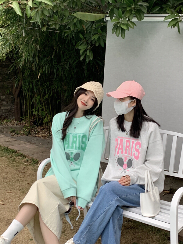 New year in early spring! [run. 7] Korean loose and versatile sweater 21028# XYJ