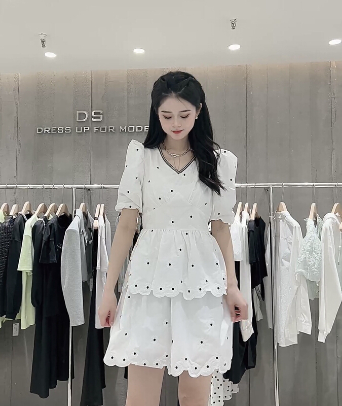 [DS] Korean fashion lady age reducing dress 51425# XYJ