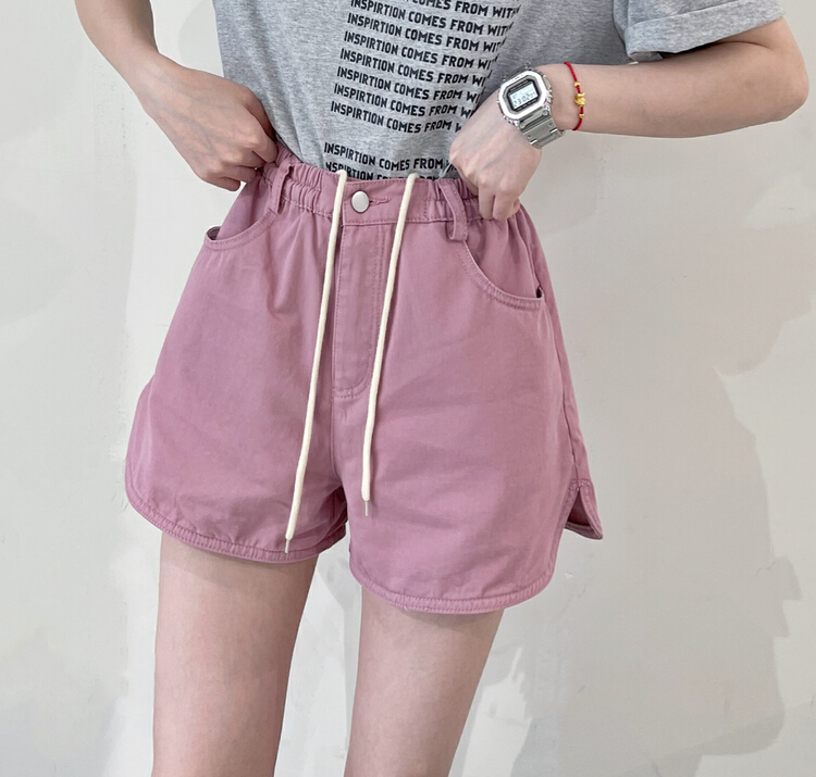 [x2] drawstring simple and versatile casual shorts 68058# ozq