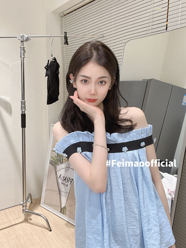 [Feimao (Yimao)] Korean style fashion temperament one shoulder shirt ym-7699# LSL