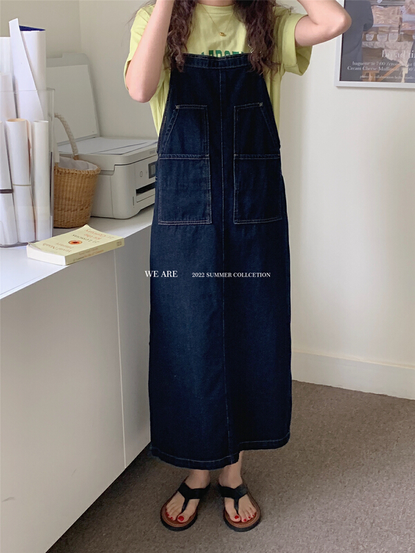 [we are] retro fashion foreign style strap skirt 60053# zjy
