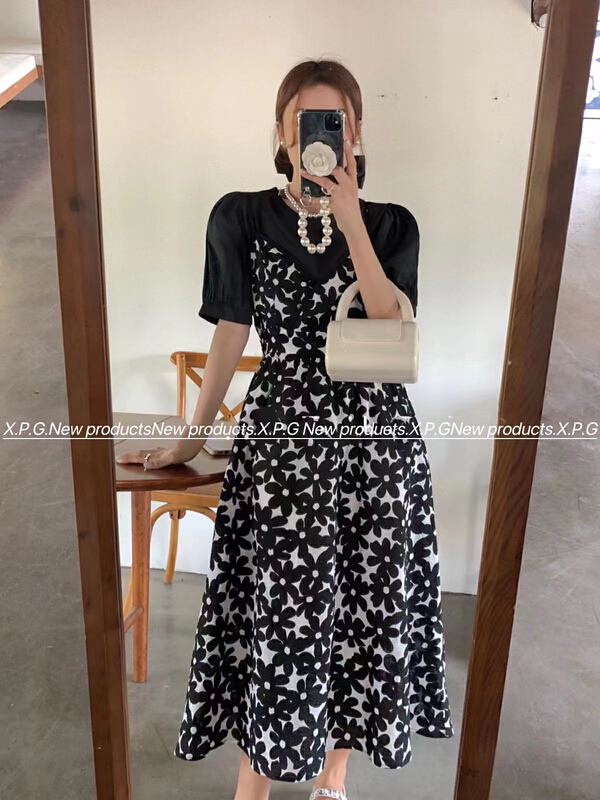 [x.p.g] Korean slim dress + versatile fashion shirt suit 20983# hjy