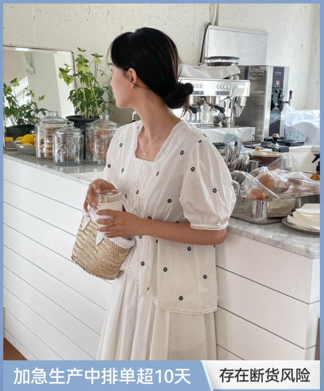 [acme group] Korean design V-neck simple and versatile blouse 1399# CLS