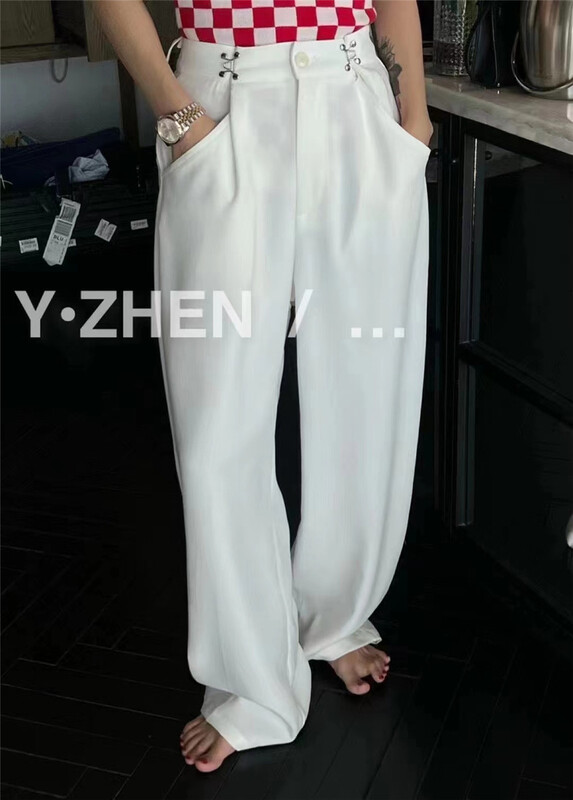 New year in early spring! [Yan Zhen] Korean wide leg dad casual pants 72113# PCZ