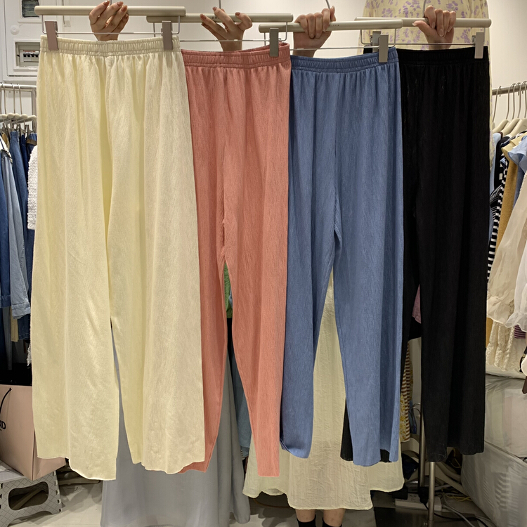 New year in early spring! [Zoe Zoe] Korean loose wide leg casual pants c212# L
