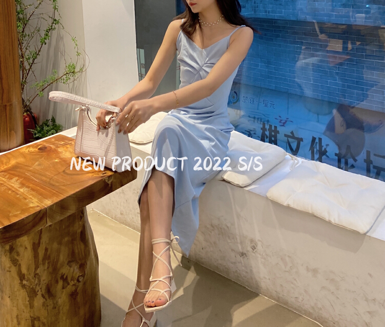 New year in early spring! [Hello] Korean casual suspender dress ys6206# jhy