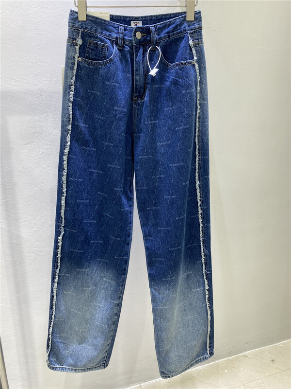 New year in early spring! [yuan color] color blocking loose Vintage Jeans 379# LSW