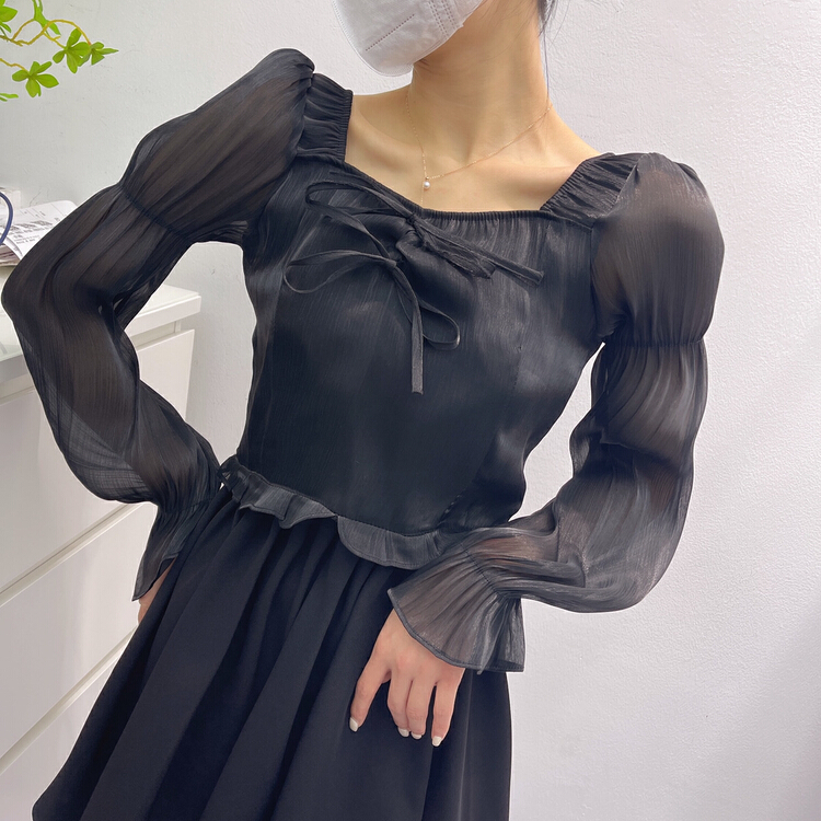 [LML] Korean versatile short shirt m7310# ozq