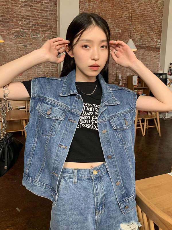 [9hour] Vintage single breasted fashion vest 90235# zxl